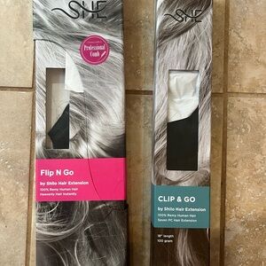 Beyond the beauty SHE  Flip & Go and clip &go extensions